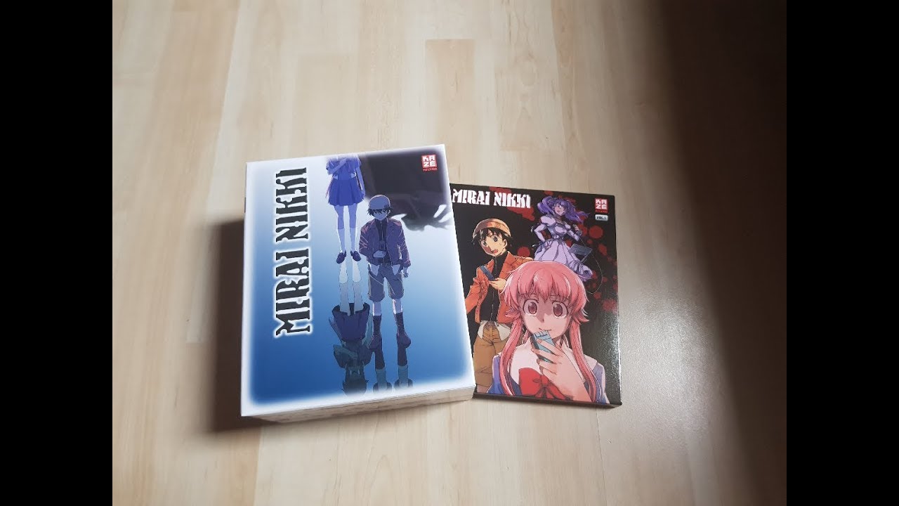 Unboxing Mirai Nikki Vol.1 [inkl. Booklet, Buttons, Aufnäher...] [Blu-ray]