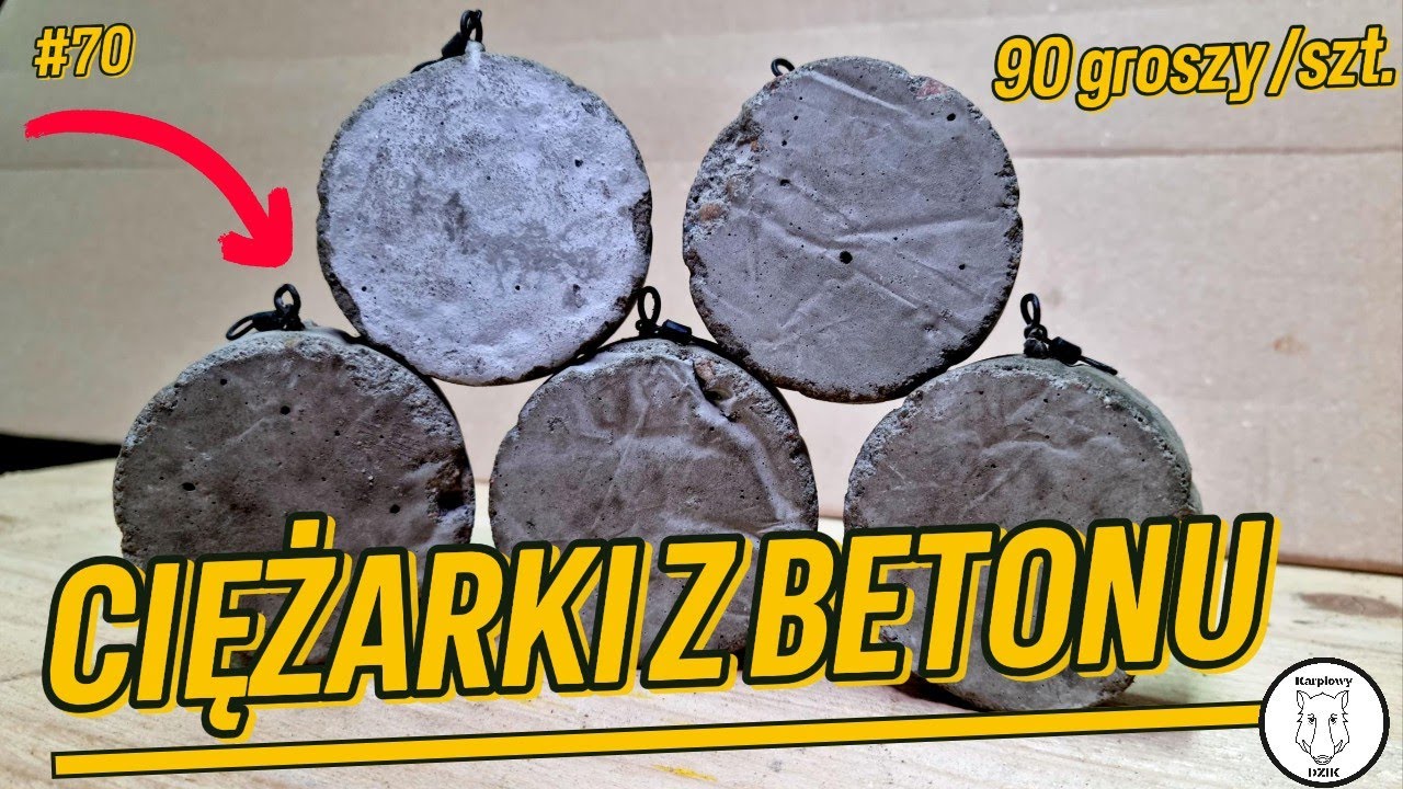 Betonowe Ciężarki za 90 GROSZY ! / Poradnik krok po kroku