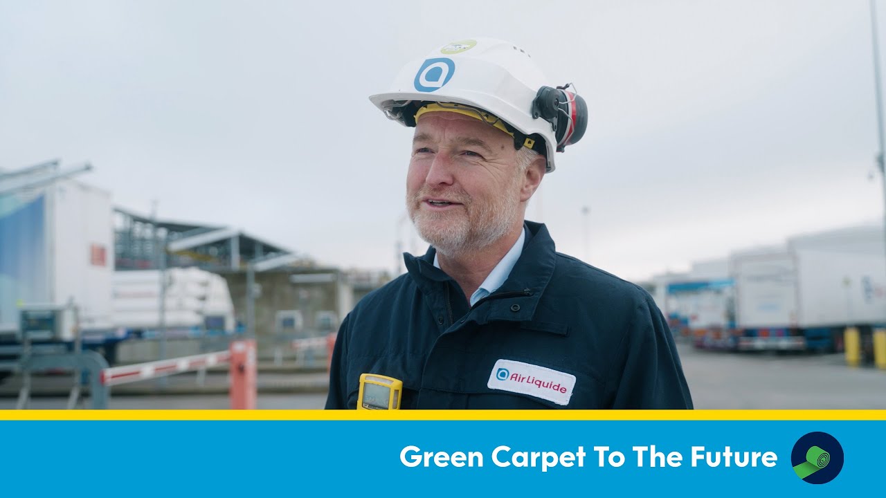 Green carpet to the future: Air Liquide | #PortOfRotterdam