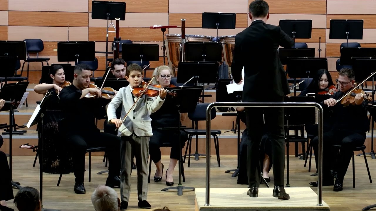 Fr. Seitz - Violin Concerto No. 2, 1st mov., Levi Ghidiceanu (9 y.o.)