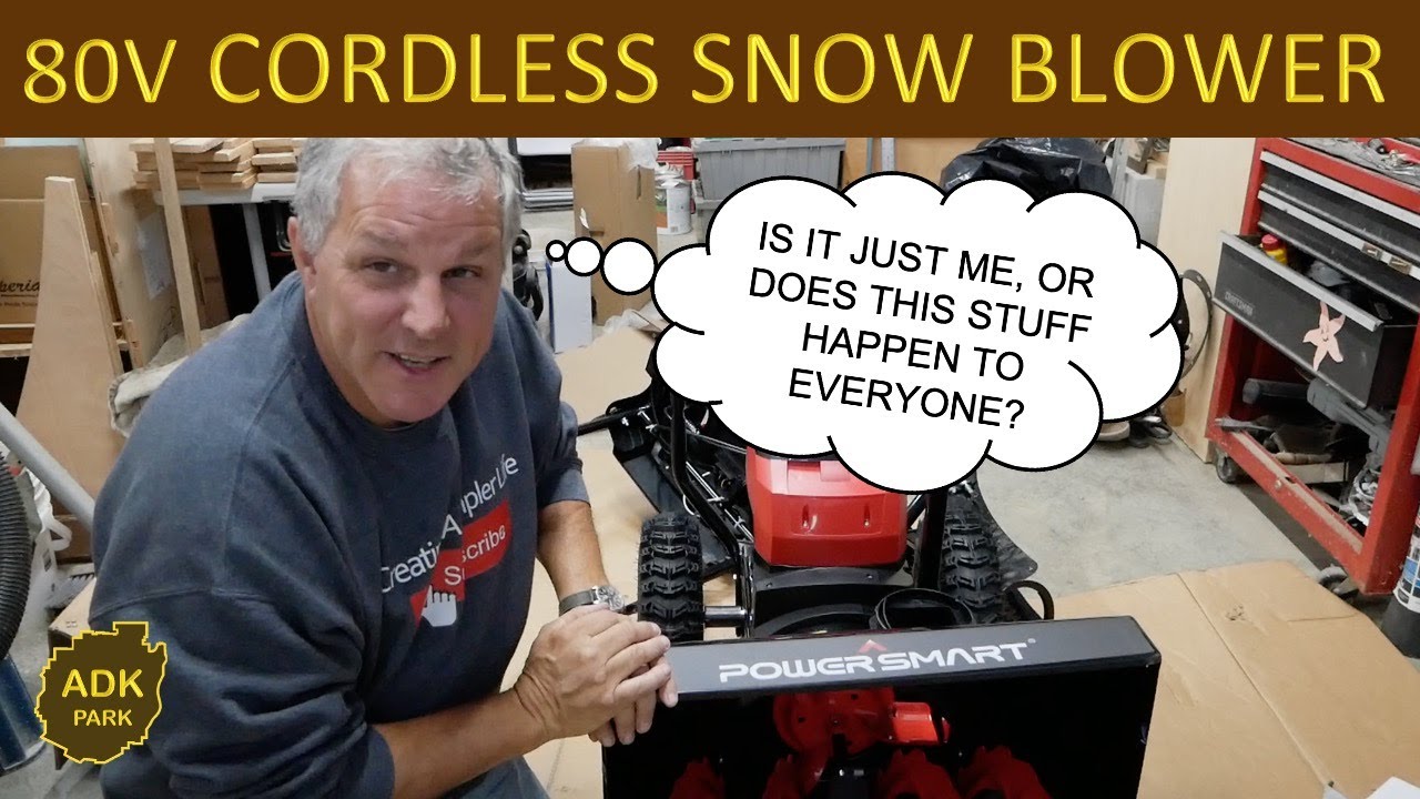 POWERSMART 80V 24'' Two Stage Self-propelled Cordless Snow Blower HB2805A