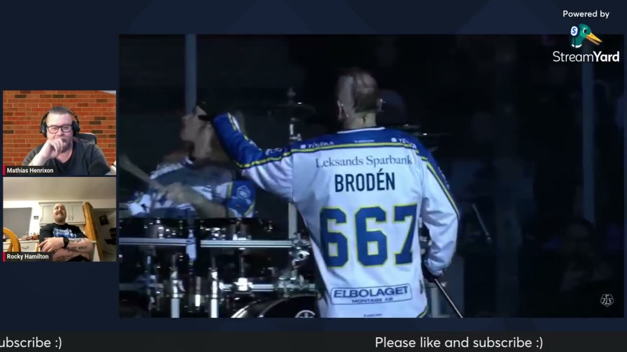 Another first time reaction to Great War by the almighty Sabaton , live at Tegera, Leksands IF