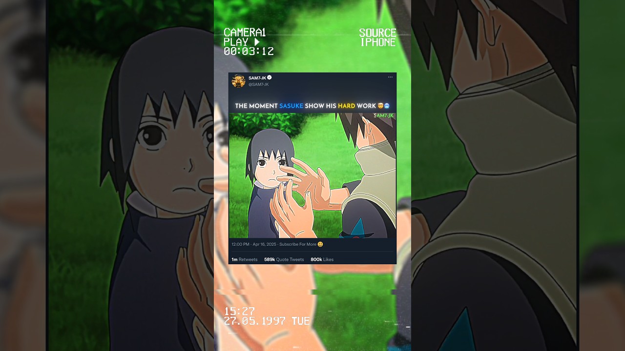 Sasuke Fireball Jutsu 🤯🔥