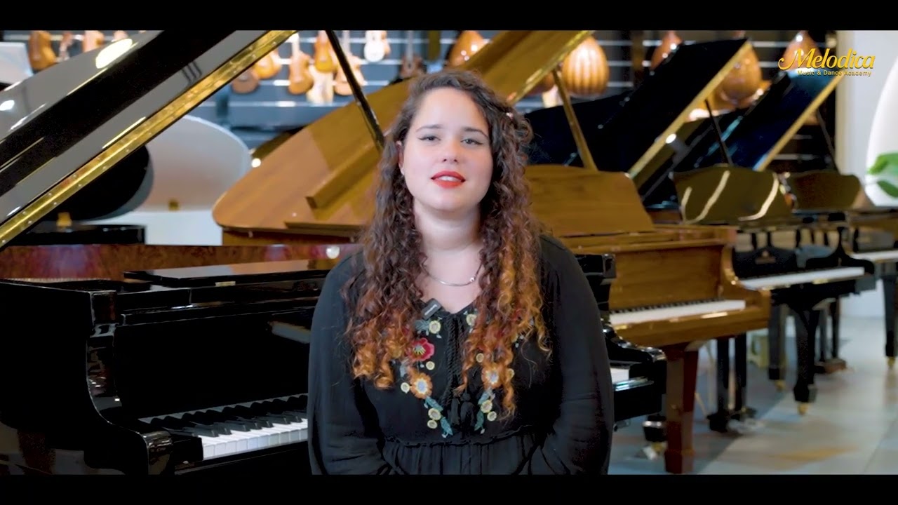 Learn Piano and Vocal Training at Melodica Music Academy, Dubai, with Teacher Beatriz