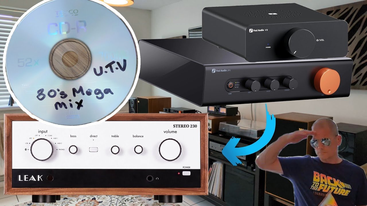 Fosi ZP3 Pre Amp & V3 Amplifier Vs Leak Stereo 230 #utilitariantv  #preamplifier  #zp3  #fosiaudio