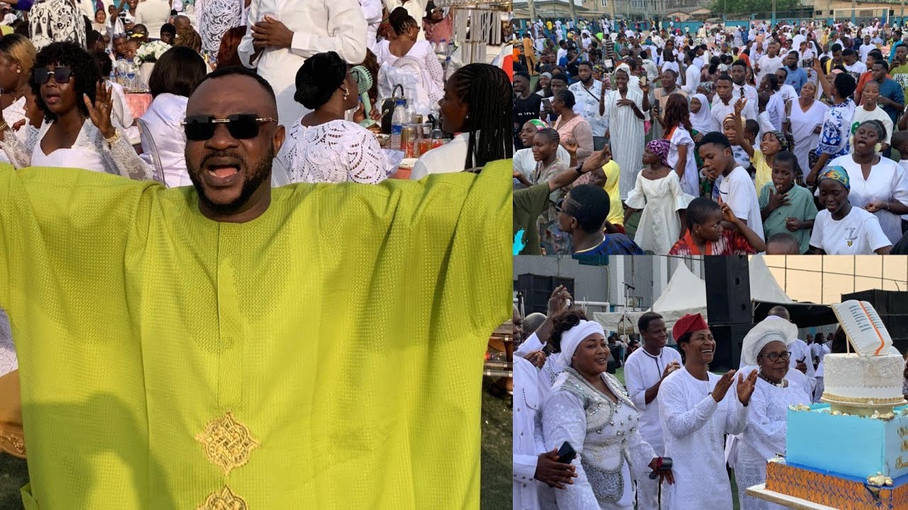 ODUNLADE ADEKOLA OVERWHELMED BY FANS LOVE AT SEAMORIOW NEW YEAR PRAISE IN LAGOS 