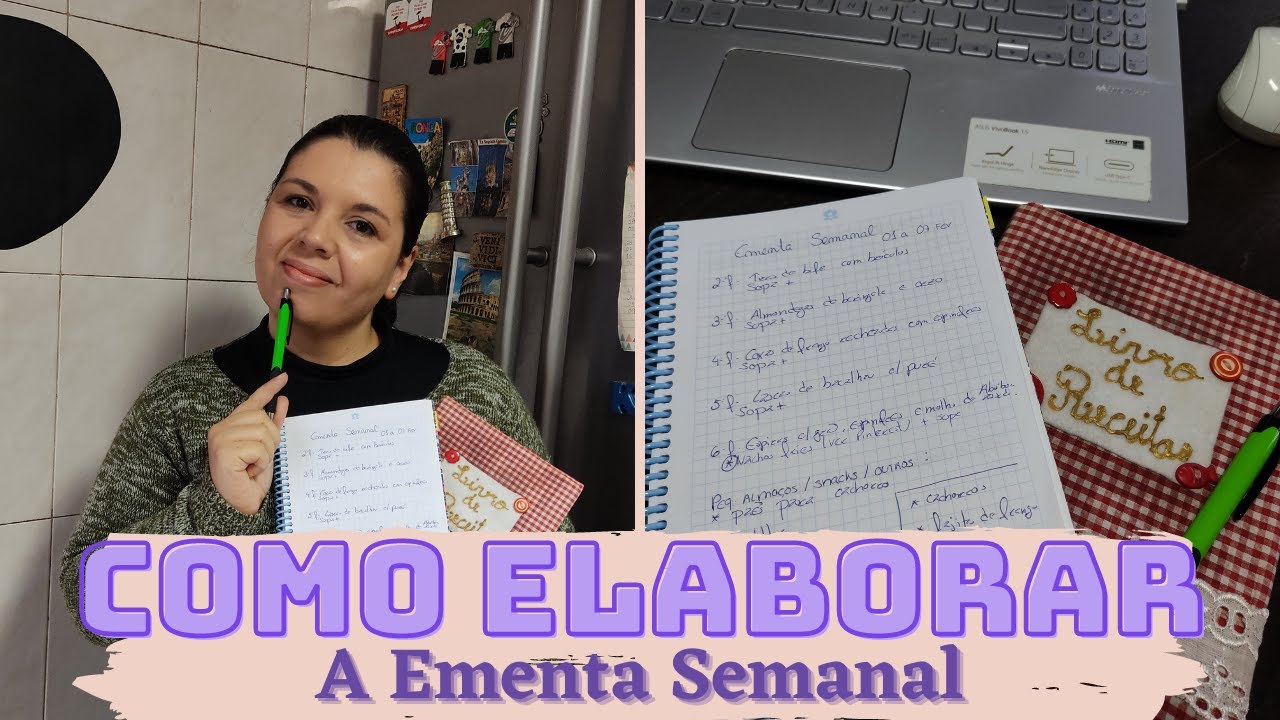 COMO ELABORAR A EMENTA SEMANAL, TODOS OS TRUQUES E DICAS QUE USO E FUNCIONA COMIGO