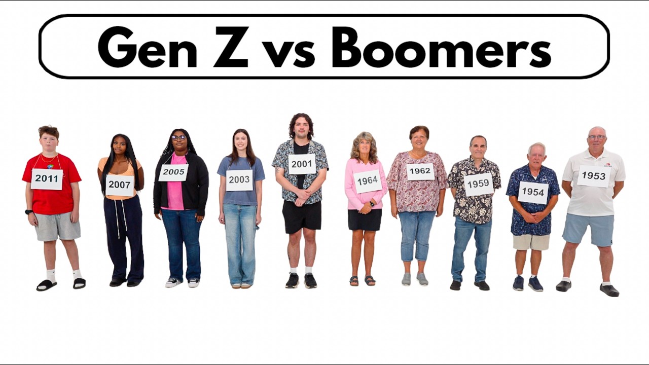 5 Gen Z vs 5 Boomers
