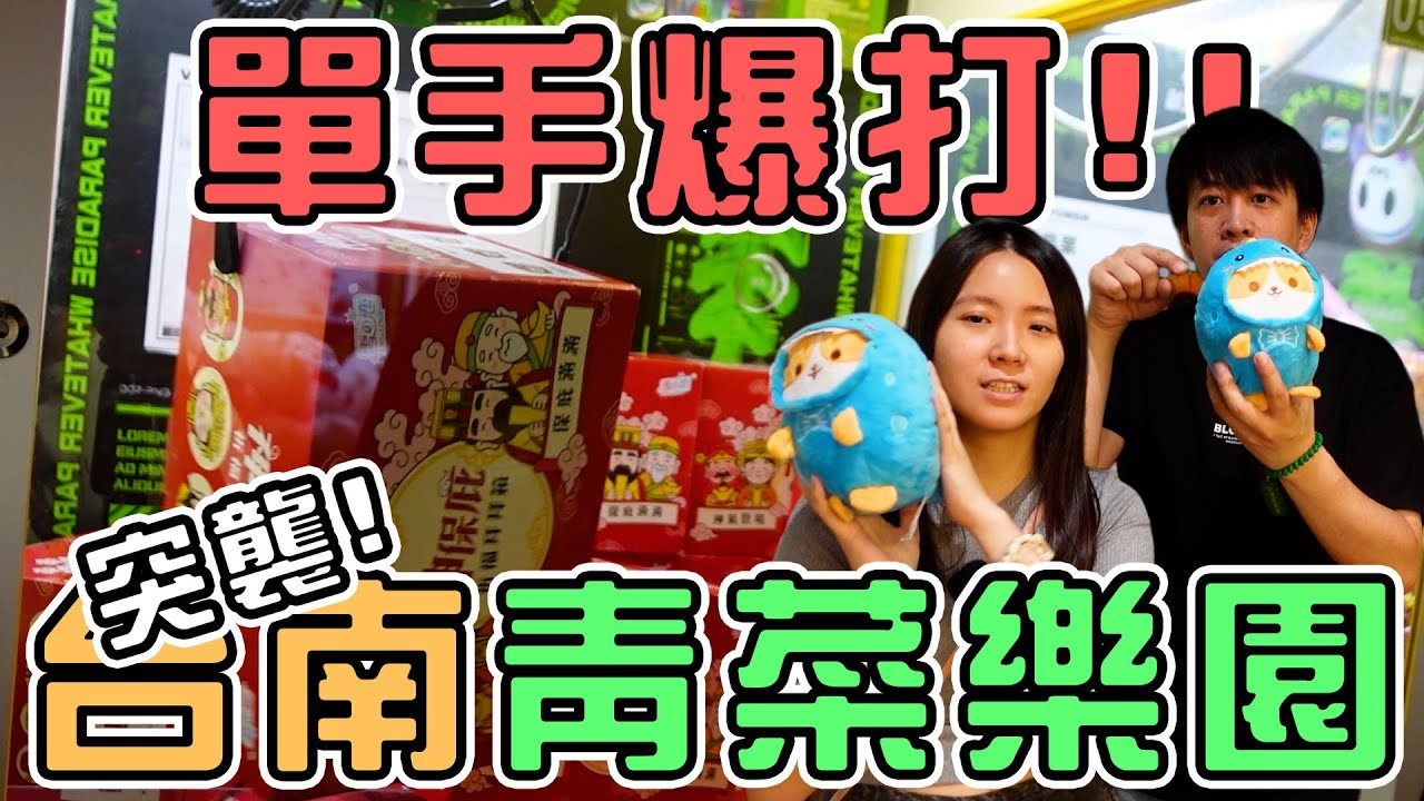 【夾哇娃】突襲台南青菜樂園！單手也能爆打！！｜店裡有隻貓