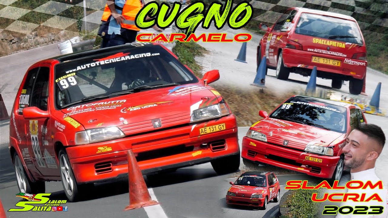 SLALOM UCRIA 2023 // PEUGEOT 106 RALLYE DRIFT & SHOW // CARMELO CUGNO