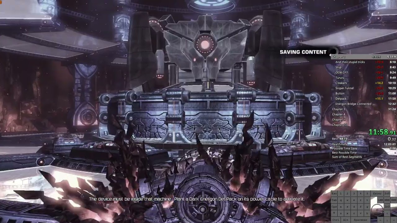 TF War for Cybertron - Full Campaign - RTA 1:43:06 and LRT 1:42:16
