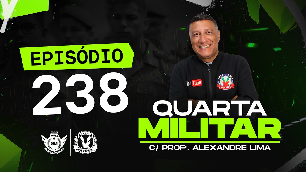 🔴QUARTA MILITAR AO VIVO | 238&ordf; Edi&ccedil;&atilde;o - 04/03/2026