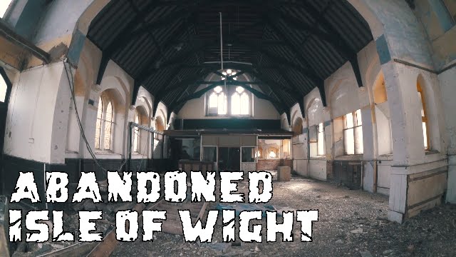 Exploring inside abandoned church Sandown Isle of Wight