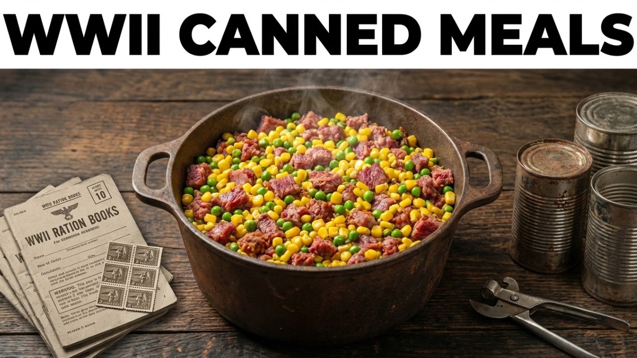 25 FORGOTTEN Poor Man Canned Food Meals From WWII No One Remembers
