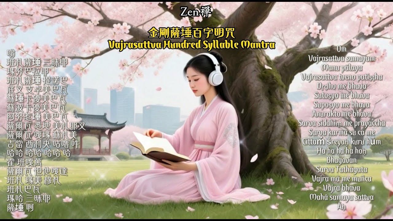 金剛薩埵百字明咒 | 梵音誦持直播 Vajrasattva Hundred Syllable Mantra (Sanskrit Chant) Live