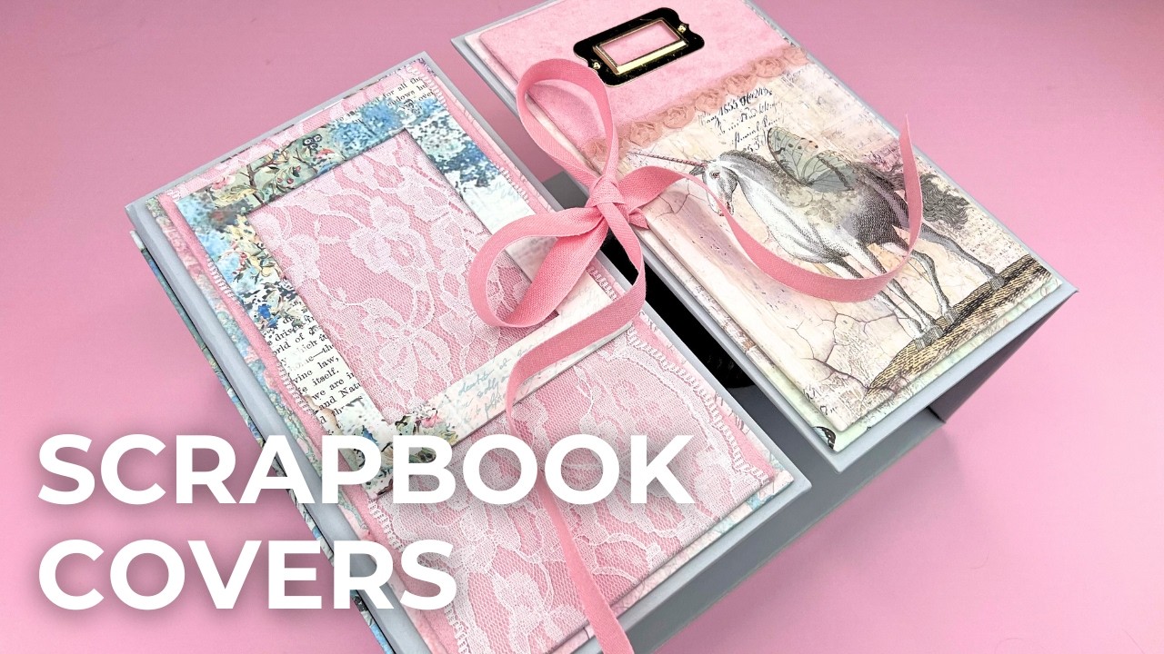 The BIGGEST Scrapbook Album I’ve Ever Made – Scrapbook Covers Tutorial