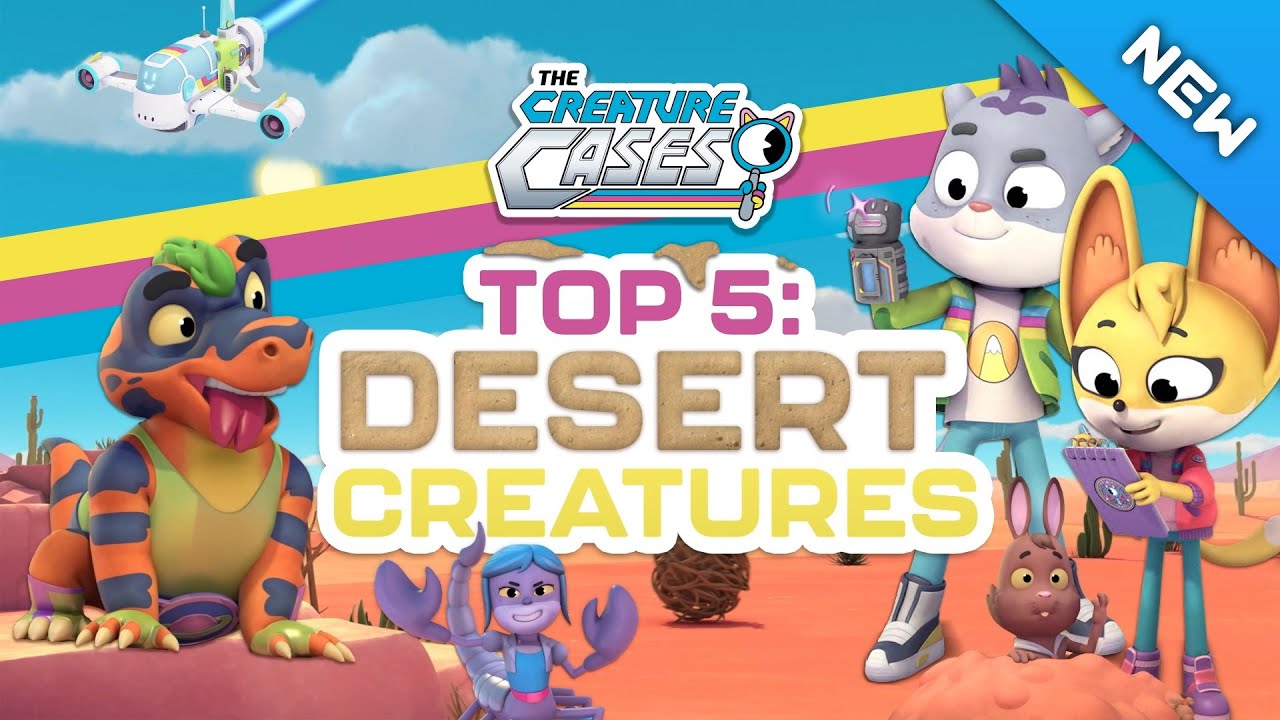 @CreatureCases - 🐪 These Animals Love the Extreme Heat! ☀️ | Educational Videos for Kids