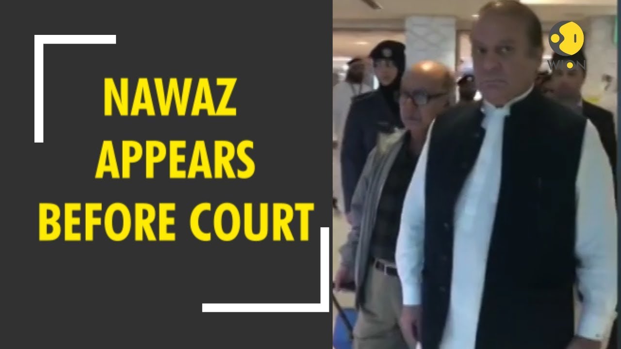 Nawaz Sharif appears before Pak court In two corruption cases