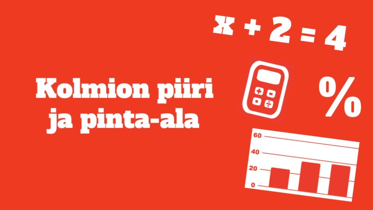 Kolmion piiri ja pinta ala
