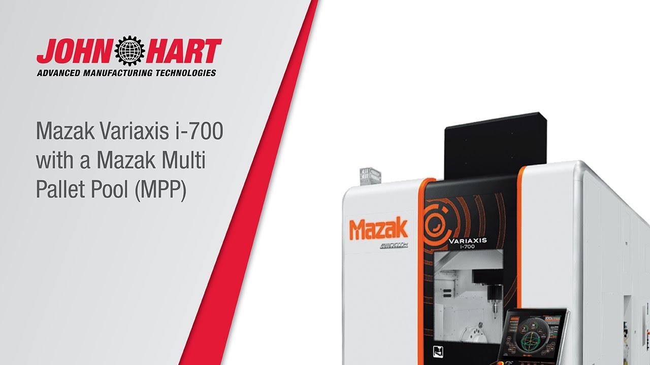 Mazak Variaxis i-700 with a Mazak Multi Pallet Pool (MPP)