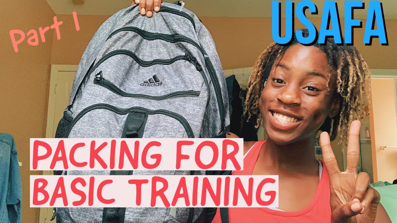 PACKING FOR BASIC TRAINING [Part 1] ||Air Force Academy || Zoe Iwu