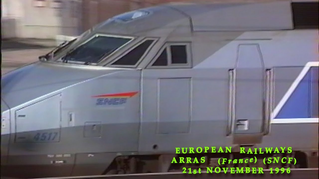European Railways in the 1990s Arras (Gare d'Arras) (France SNCF) on 21st November 1996