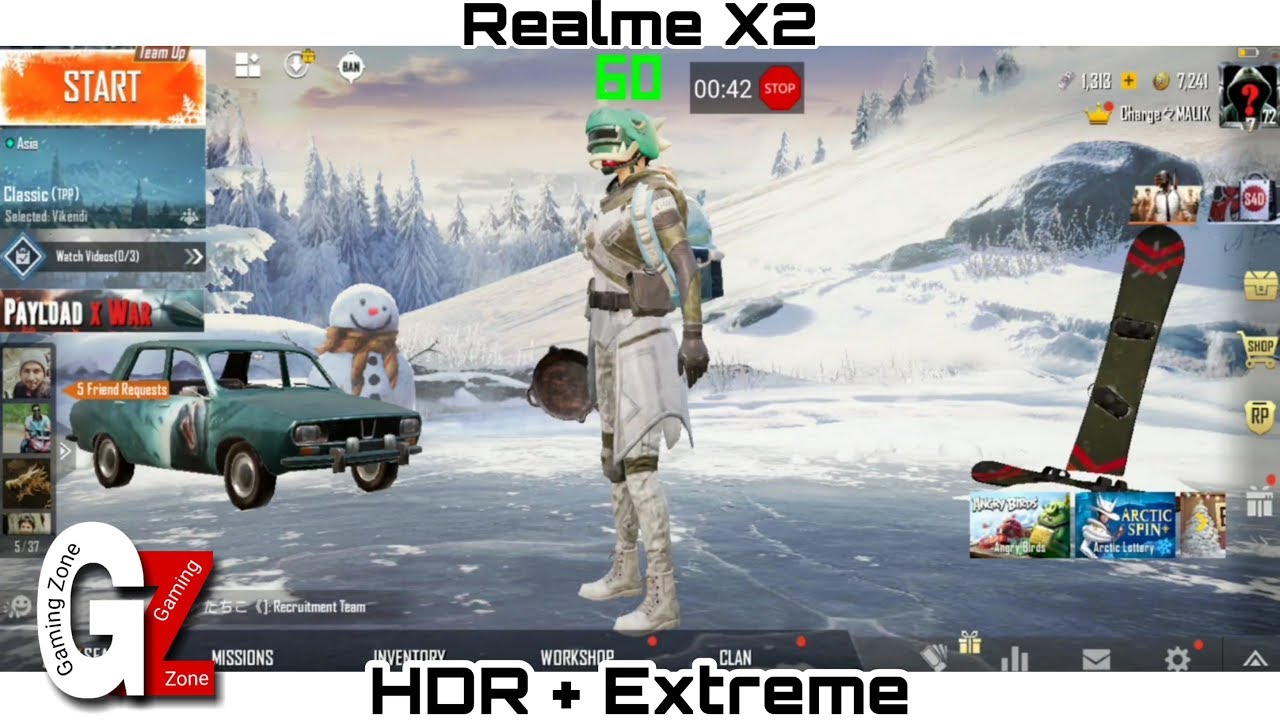 PUBG Mobile Gameplay in Realme X2 | SD730G | HDR + Extreme FPS