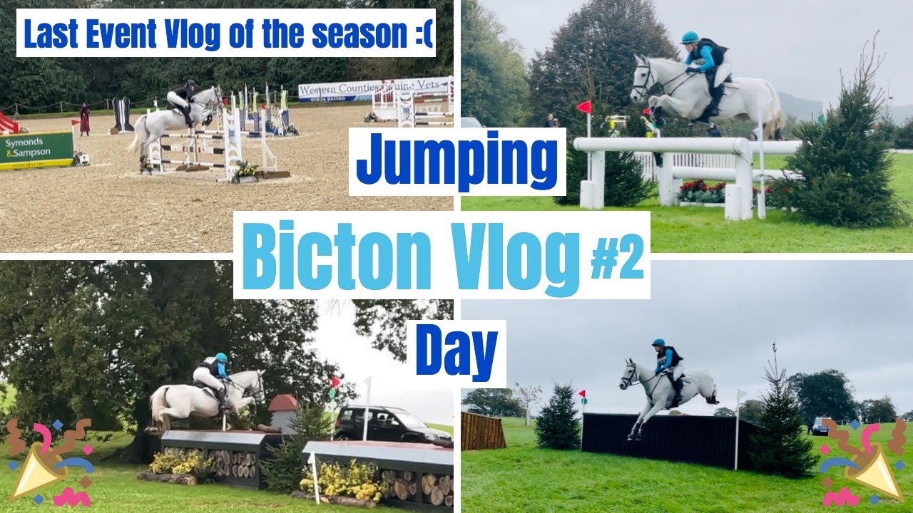 BICTON 3 DAY EVENTING VLOG 2 - Our first ever CIC3*-S - Day 2 Jumping Phases