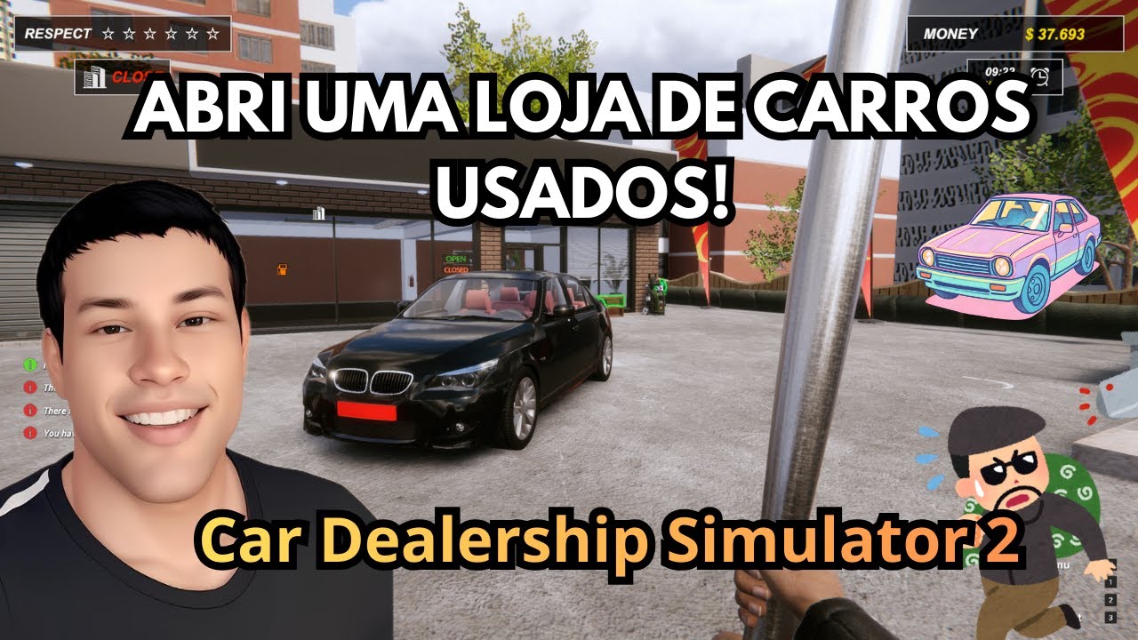 NOVO SIMULADOR de REVENDA DE CARROS! Car Dealership Simulator 2 #1