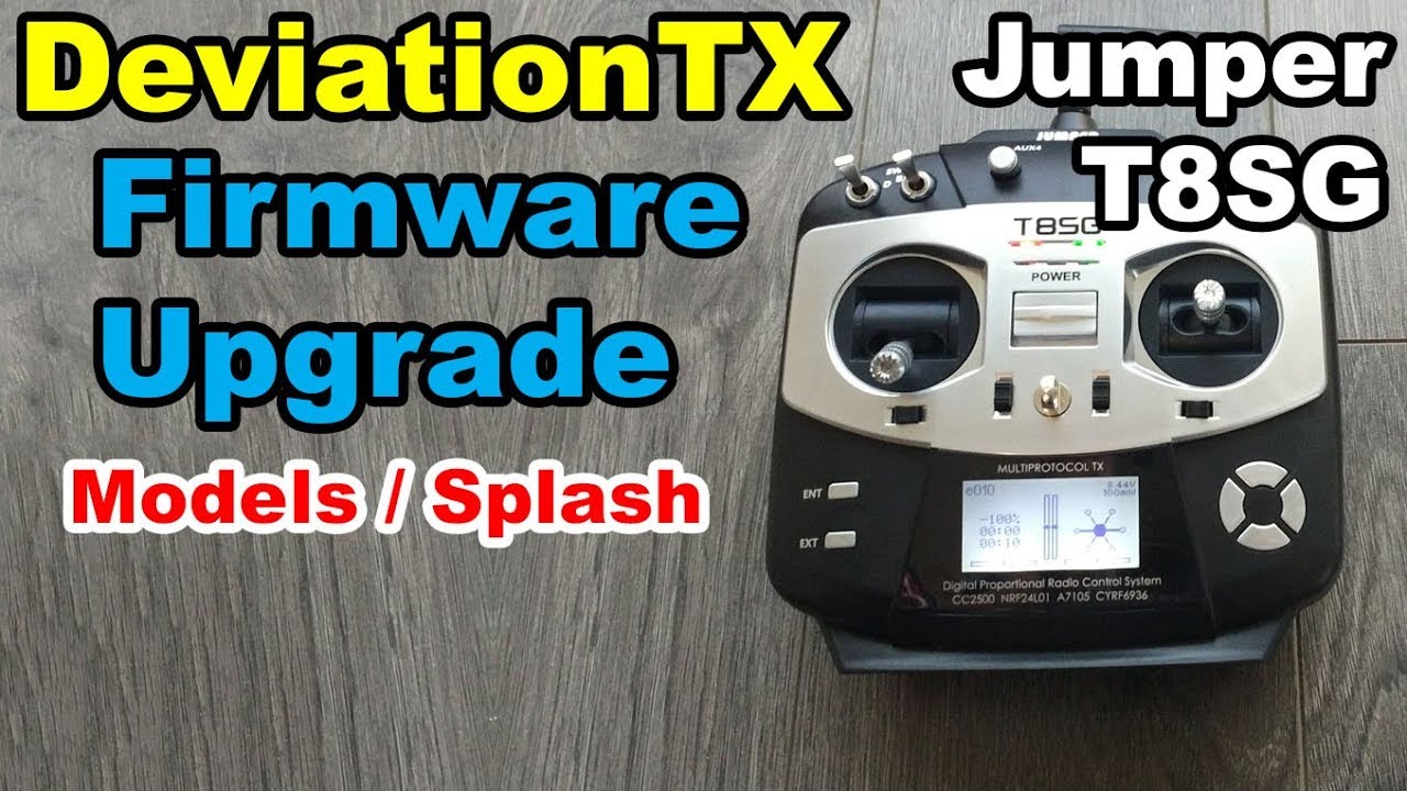 Jumper T8SG DeviationTX Firmware upgrade Multi-Protocol
