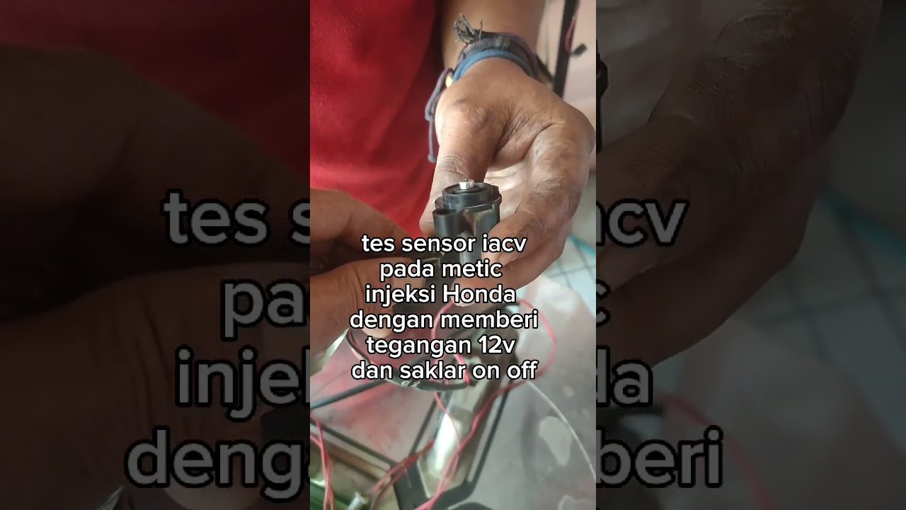 Cara cek sensor iacv metic honda bersensor tps 