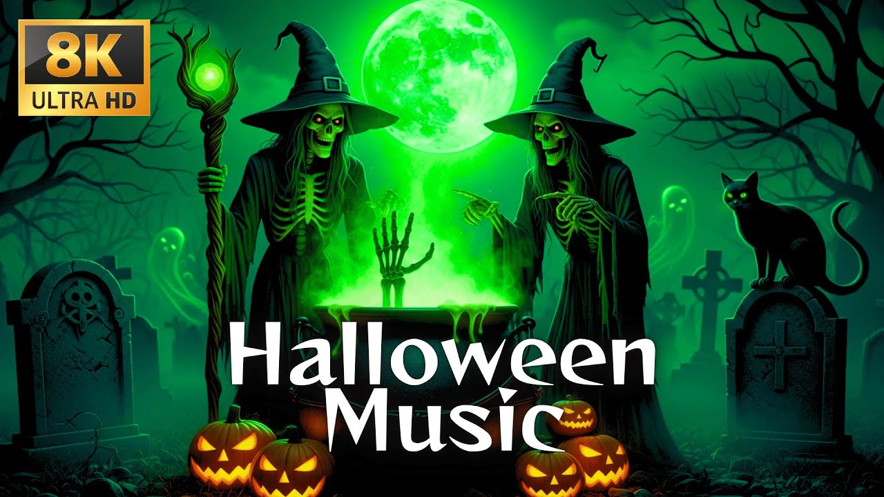 Halloween 2025 🎃 Haunted Pumpkin Village 👻 Relaxing Spooky Background Music for Calm Sleep Relax