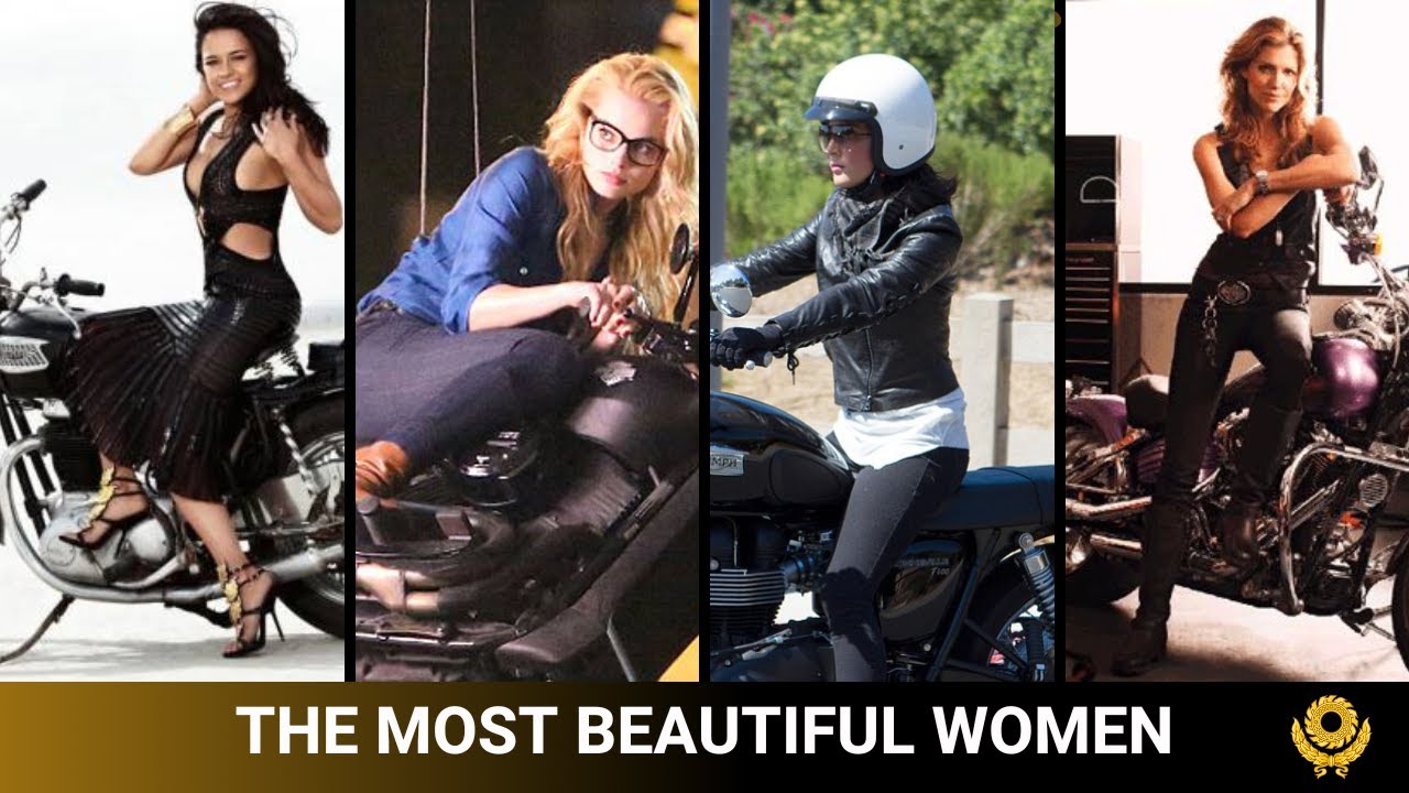 Top 15 Most Beautiful Female Celebrities Who Ride Motorcycles