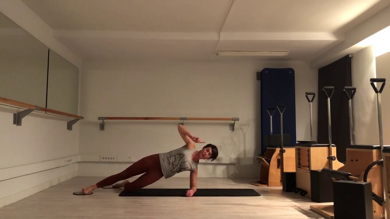 PILATES CON DISCOS DESLIZANTES