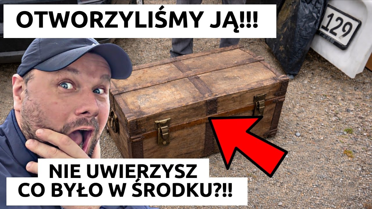 NIEMIECKI TARG STAROCI. Kupiłem starą skrzynie w ciemno za 30 euro?! Otwieramy a tu SZOK!!!