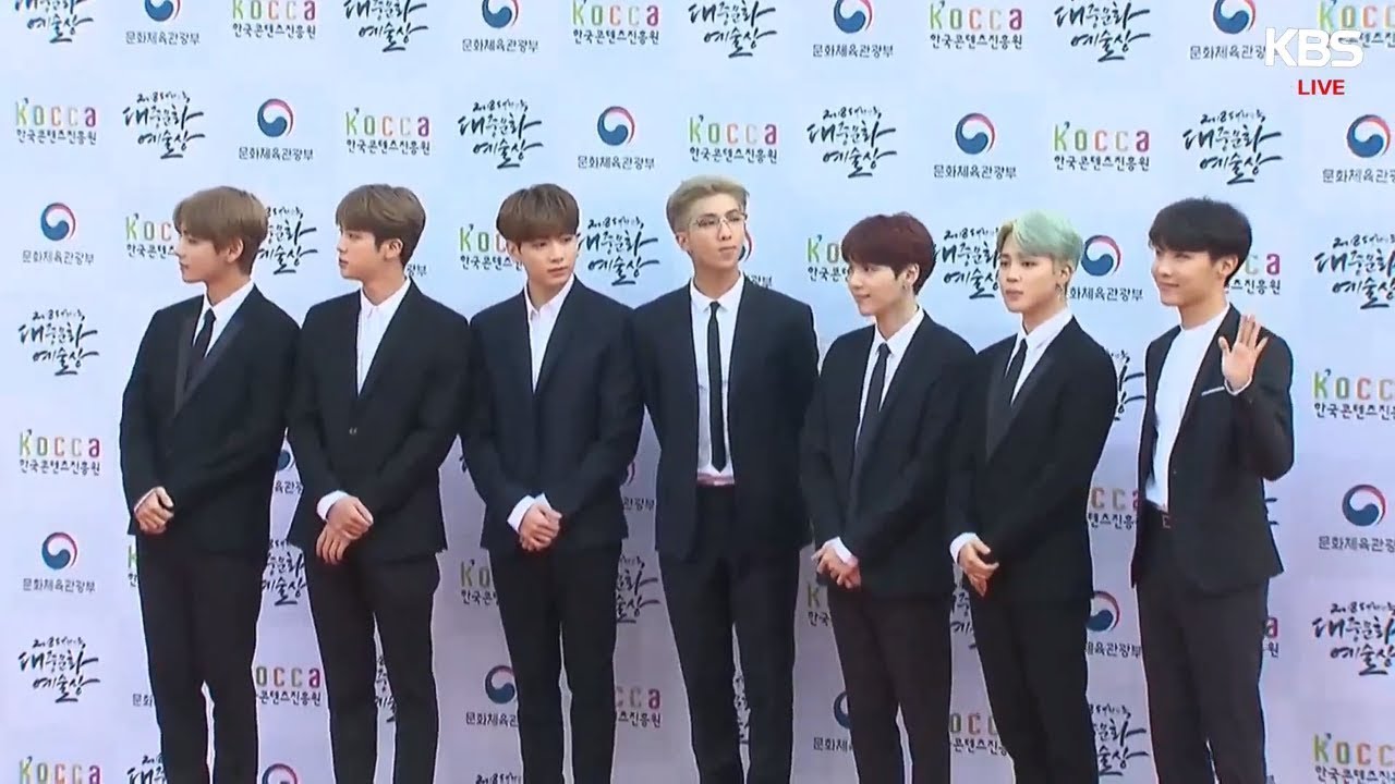 [현장 영상] 2018 대중문화예술상 레드카펫(BTS 참석)