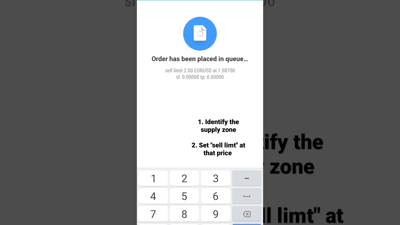How to set Sell limit #forex #Sell #limit