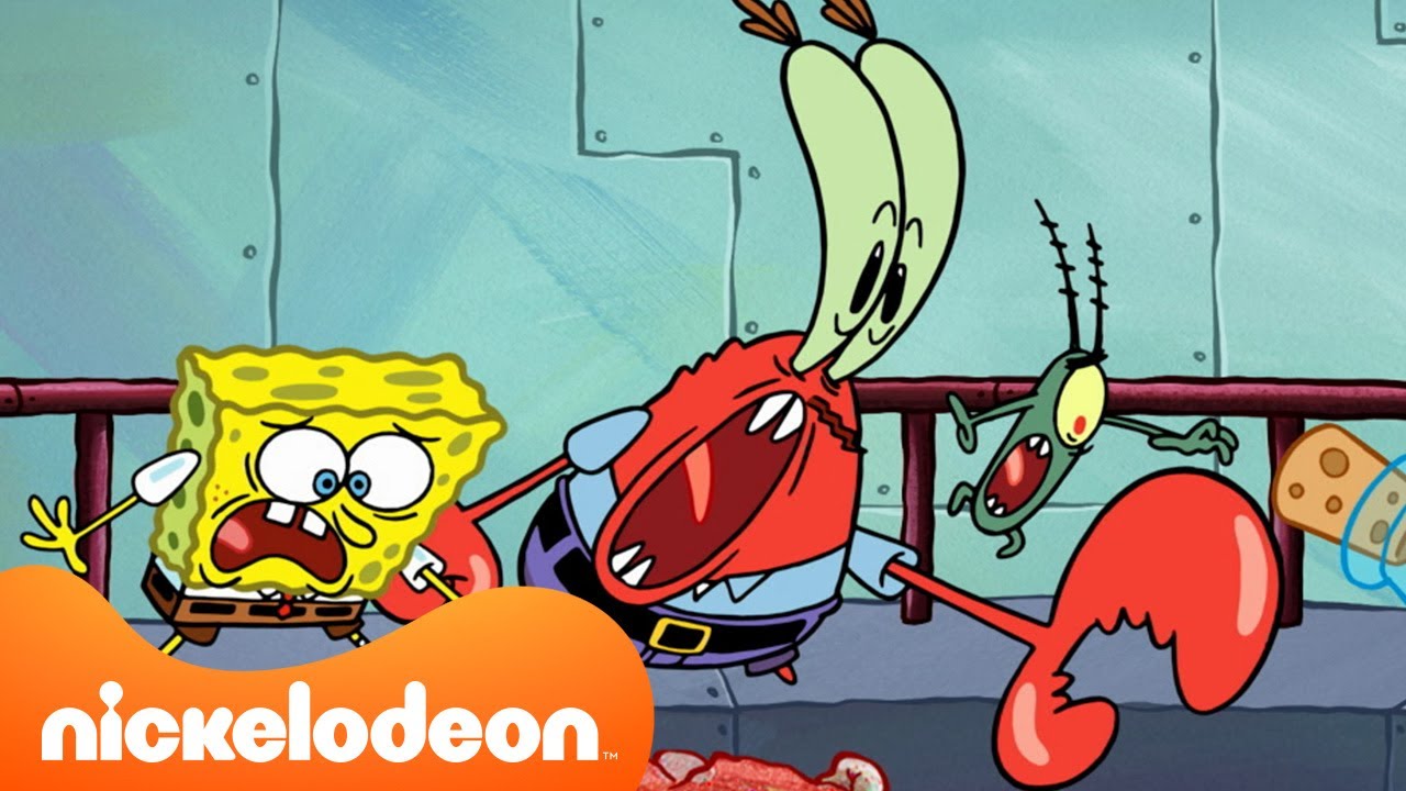 SpongeBob | Pan Krab i Plankton WSP&Oacute;ŁPRACUJĄ przez całe 10 minut | Nickelodeon Polska