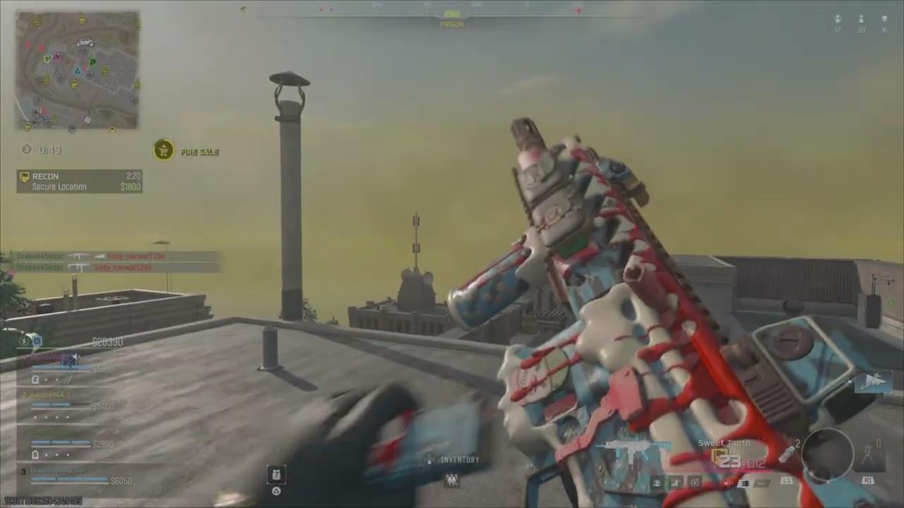 468 - COD WZ BO7 Casual Resurge Rebirth Island Quads Win K/D = 18/2 PS5