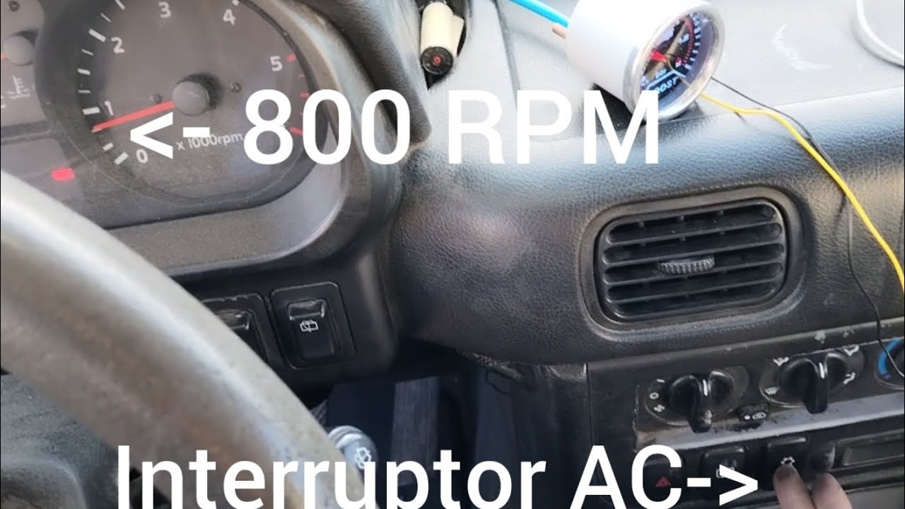 How to: Regular ralenti Hyundai Galloper