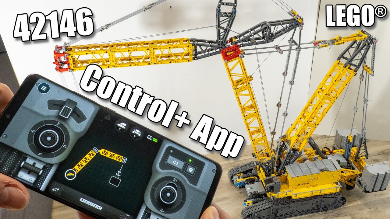 LEGO 42146 Application |  LEGO Technic Liebherr LR 13000 Crane | LEGO Technic Control+ App Review