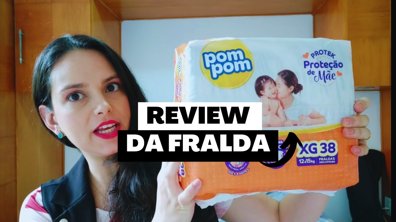 Review FRALDA POMPOM PROTEK PROTEÇÃO DE MÃE - Será que é BOA e VALE A PENA?