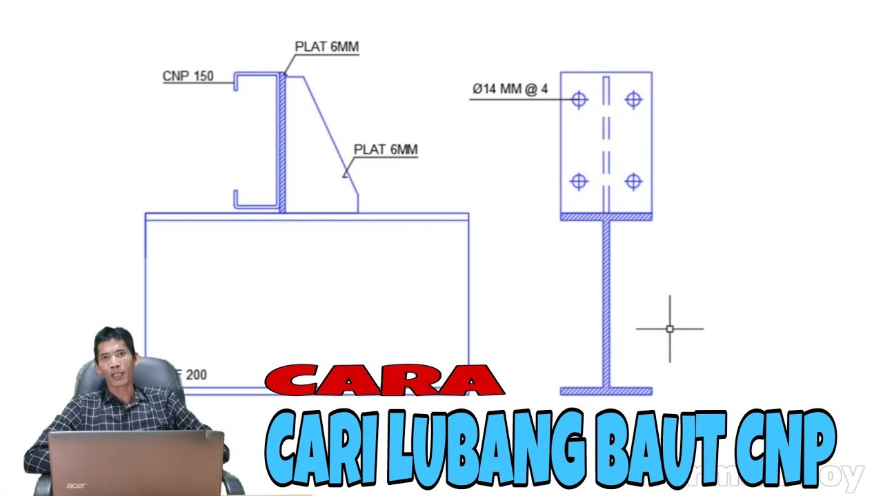 Cara Menentukan Lubang CNP/Gording