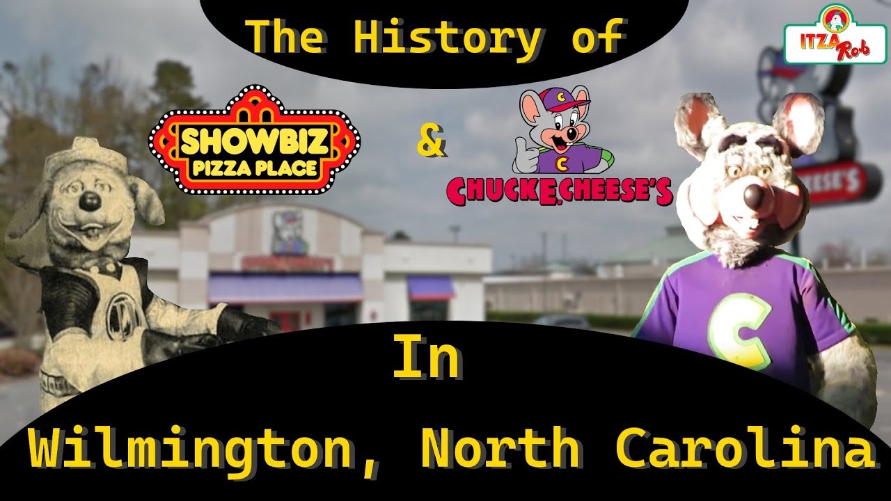 История пиццерии Showbiz Pizza Place и Chuck E. Cheese в Уилмингтоне, Северная Каролина
