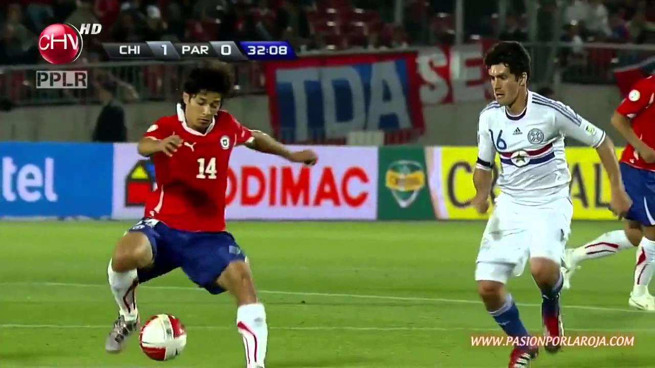 Chile 2 - 0 Paraguay - Clasificatorias Brasil 2014