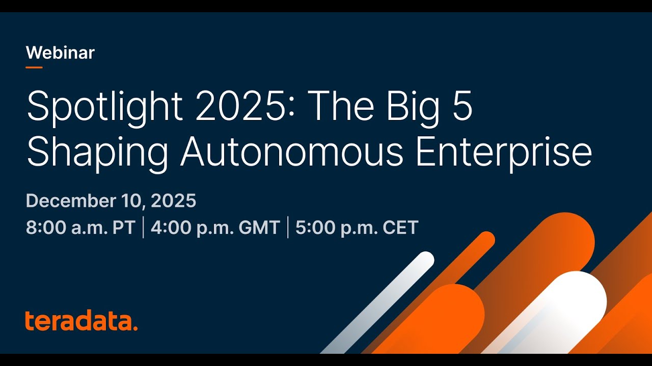 Spotlight 2025: The Big Five Shaping Autonomous Enterprise
