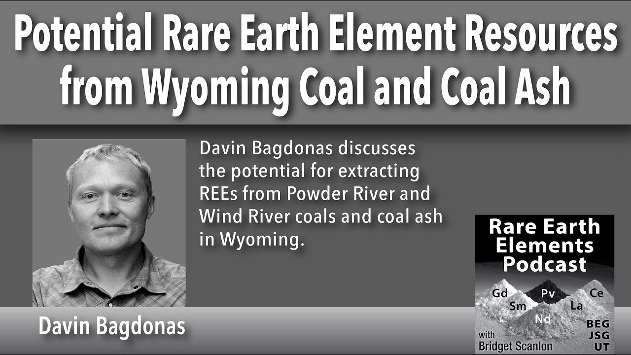 Potential Rare Earth Element Resources from Wyoming Coal and Coal Ash