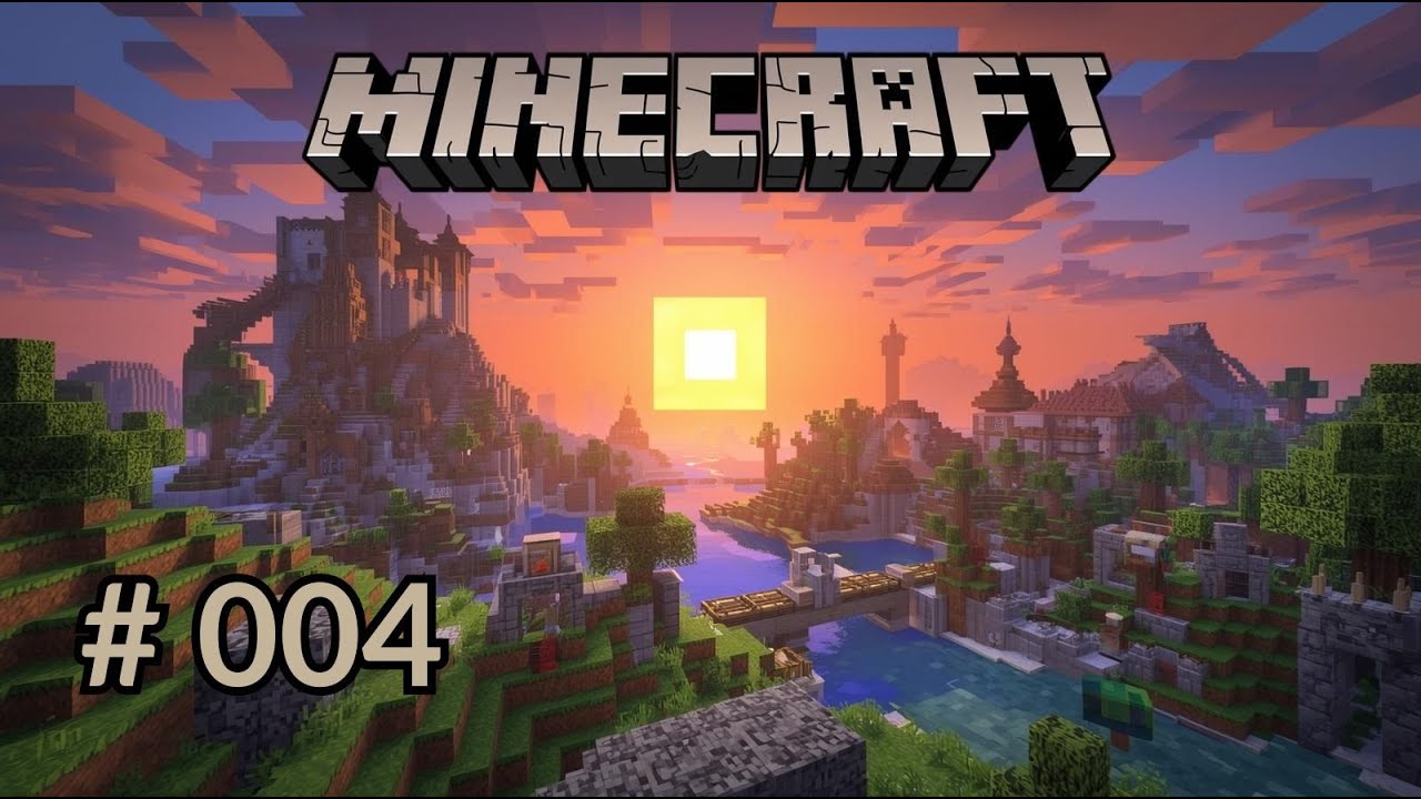 Let's Play Minecraft [#004] - Wir finden ein Dorf!