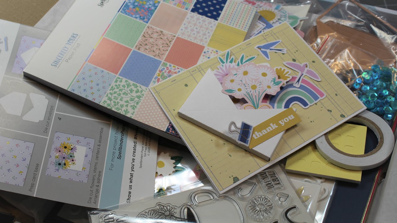 Spellbinders April 2021 Card Kit of the Month: 