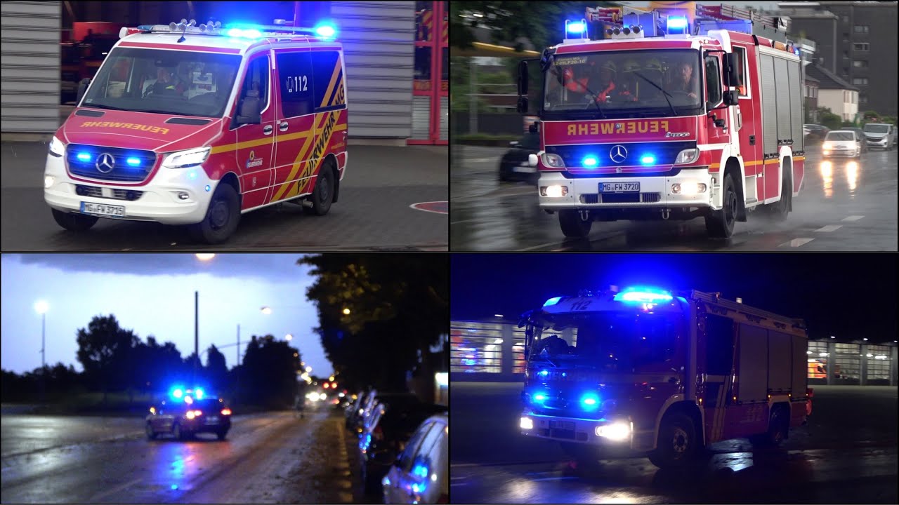 [SCHWERES UNWETTER über NRW!] - AUSNAHMEZUSTAND in KREFELD | Einsatzfahrten | 31.05.2025